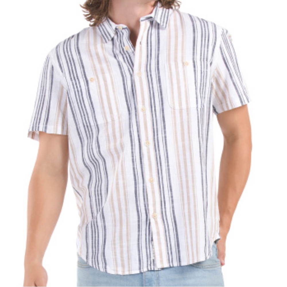 Lucky brand short sleeve button up